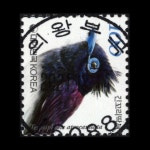 수집전문쇼핑몰 우문관 0486-16088 / 긴꼬리딱새(100원) / 만월사용제 / 2021.12.14 / 의왕부곡 /