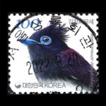 수집전문쇼핑몰 우문관 0486-06152 / 긴꼬리딱새(100원) / 만월사용제 / 2022.9.20 / 서울상록회관 /