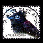 수집전문쇼핑몰 우문관 0486-16227 / 긴꼬리딱새(100원) / 만월사용제 / 2022.11.23 / 수원경기대학교 /