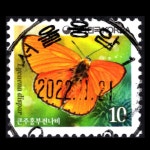 수집전문쇼핑몰 우문관 0484-03462 / 큰주홍부전나비 (10원) / 만월사용제 / 2022.11.21 / 서울응암1(은평구) /