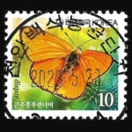 수집전문쇼핑몰 우문관 0484-31094/ 큰주홍부전나비 (10원) / 만월사용제 / 2023.5.23./천안 백석농공단지/