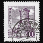 수집전문쇼핑몰 우문관 177-경북-영일-구룡포(01) / 우정투문 100환 첨성대 / 만월사용제 / 93,4,1(?) / 경북 구룡포 /