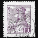 수집전문쇼핑몰 우문관 177-충남-강경(02) / 우정투문 100환 첨성대 / 만월사용제 / 93,2,5 / 강경 /