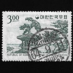 수집전문쇼핑몰 우문관 C0212(05) / 제1차 관광시리즈 기념우표 3원 1종 / 만월 사용제 / 64.9.11 / 전남(장흥군 용산면)접정 /