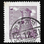 수집전문쇼핑몰 우문관 177-강원-고성-거진(02) / 우정투문 100환 첨성대 / 만월사용제 / 93,12,31 / 강원 거진 /