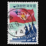 수집전문쇼핑몰 우문관 C0686(05) / 제27회 국군의 날 기념우포 / 만월 사용제 / 76.6.14 / 용산 / (우)140 /