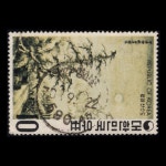 수집전문쇼핑몰 우문관 C0436(31) / 명화시리즈(제1집)기념우표(월야산수도) / 만월 사용제 / 70.9.22 / 제주 성산포 /