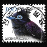 수집전문쇼핑몰 우문관 0486-54931/ 긴꼬리딱새(100원) / 만월사용제 / 2023.05.10./전주전은빌딩/