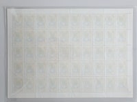 수집전문쇼핑몰 우문관 C0285 / 대한소녀단20주년 기념우표 / 전지 / 중간접힘 / 1966