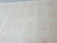 수집전문쇼핑몰 우문관 C0348 (01) / 공산학정하의 민족해방 기념우표 전지 / 상태양호 (중간접힘) / 1968