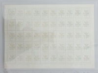 수집전문쇼핑몰 우문관 C0352/ 6회 보이스카우트 극동지역회의 기념우표 전지 / 상태양호(중간접힘)/ 1968