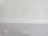 수집전문쇼핑몰 우문관 C0285 / 대한소녀단20주년 기념우표 / 전지 / 중간접힘 / 1966