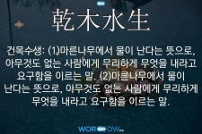 마른나무에 관한 속담 총 5 개     마른나무에 관한 속담 총 5 개