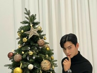 チャ・ウヌ（ASTRO）、クリスマスツリーの隣で星より輝くビジュアル | wowKorea（ワウコリア）