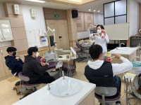 포토갤러리 - 2021년 전북제일고등학교 치위생과 진로체험(박정순, 오한나, 박소영 교수님) 원광보건대학교 치위생과
