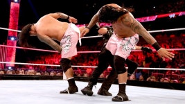 Big E Langston & The Usos vs. The Shield: photos | WWE Big E Langston & The Usos vs. The Shield: photos