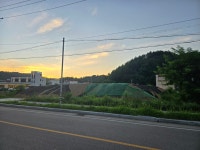 군민여론광장 강구성당건너편성토후처리