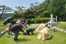 영덕뉴스 축산면 도곡2리 주민들, 국립현충원 찾아 신돌석 묘지 참배