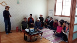신북면, 명동리 마을주민대상 봄철 산불예방 교육 실시 이미지 1의 확대이미지 - 원본 보기 팝업창