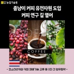 중남미 커피 유전자원 도입 커피 연구 길 열어 - 농업기술센터 중남미 커피 유전자원 도입 커피 연구 길 열어