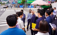 [사진보도]서교동 한재사거리 교통사고 관계기관 합동 현장점검 - 여수시청 [사진보도]서교동 한재사거리 교통사고 관계기관 합동 현장점검