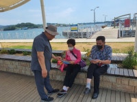 여수시 6월 21일 국동항, 국동경로당(남) 방문 사업 설명