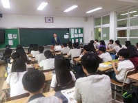 여수시 여수시, 여선중 ‘일일명예교사’ 지역 바로알기 강의 화제 여수시, 여선중 ‘일일명예교사’ 지역 바로알기 강의 화제