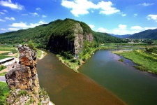 선바위와 남이포 - 영양군