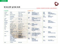 문향의 고장 영양 제1회 문학 음악회 축제 2015년 9월 9일(수) 저녁 7시 30분 - 음식 디미방