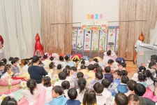 포토뉴스 - 2026.2.13 조선대학교 어린이집 설 기념 반찬 판매 수익금 발전기금 기부식