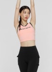 젝시믹스(XEXYMIX) 스포티 로고 배색 브라탑 피치브러쉬 XFK2BL1502 - 사이즈 & 후기 | 무신사