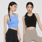 젝시믹스(XEXYMIX) 소프트 심리스 베이직 크롭탑 XFK1BC1502 - 사이즈 & 후기 | 무신사