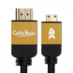 CableMate HDMI to Mini HDMI 2.0v 골드메탈 케이블 2M : 조이젠 CableMate HDMI to Mini HDMI 2.0v 골드메탈 케이블 2M
