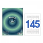 폼텍 분류표기용 라벨용지 LQ-3145 (145칸, 20매) A4 (레이저/잉크젯겸용) : 조이젠 폼텍 분류표기용 라벨용지 LQ-3145 (145칸, 20매) A4... 