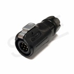 LP-12-C07PE-02-001 MALE 12파이 7P 플러그 원형 방수 커넥터 CNLINKO : 스위치올 > BRAND SHOP > 스위치/전기/기계류