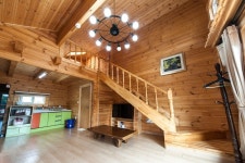 보령(대천) 통나무향기펜션 - 트리플 숙소