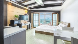 제주 파도소리민박펜션 - 트리플 숙소