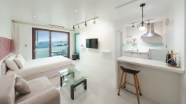 남해 브리앙뜨 애견동반 오션뷰 스파펜션 - 트리플 숙소