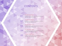 PPT 발표자료 빠르게 만드는 방법은? 양식 무료 제공! 보라핑크톤 세모무늬 파워포인트 템플릿 템플릿으로 10분 완성 | 예스폼 PPT