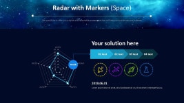 PPT 발표자료 빠르게 만드는 방법은? 표식이 있는 방사형 (우주) 템플릿으로 10분 완성 | 예스폼 PPT