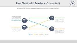 PPT 발표자료 빠르게 만드는 방법은? 표식이 있는 선형 차트 (심플) 템플릿으로 10분 완성 | 예스폼 PPT