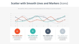 PPT 발표자료 빠르게 만드는 방법은? 표식이 있는 꺾은선형 (흰색 바) 템플릿으로 10분 완성 | 예스폼 PPT