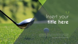 Golf(골프) 파워포인트 템플릿