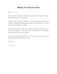 이사에아에리 | (영문/한글) 이사에 대한 안내문(Moving Out Announcement)