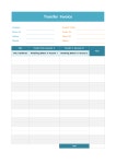 만창국제특송，번역，서류대행 | Transfer Invoice (세로형)