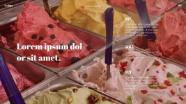 젤라또 아이스크림 (Gelato) 와이드 템플릿