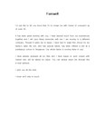 (영문/한글) 고별 서신에 대한 통보문(Farewell)