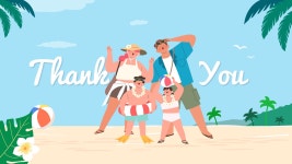 PPT 발표자료 빠르게 만드는 방법은? 여름 휴가 (Summer) 일러스트 배경 템플릿 템플릿으로 10분 완성 | 예스폼 PPT