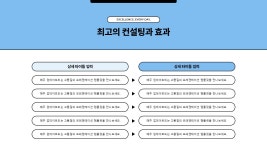 컨설팅 업체 회사소개서 파워포인트 - 부서별서식