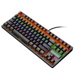 ZIYOULANG K2 87 Keys Office Laptop Punk Glowing Mechanical... Keyboard, Cable Length: 1.5m, Color: Black, Size:K2 Black - Newegg.com